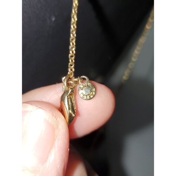 Ann Taylor Necklace Two-Tone Minimalist Evening Sweater Classic Elegance - Picture 5 of 8